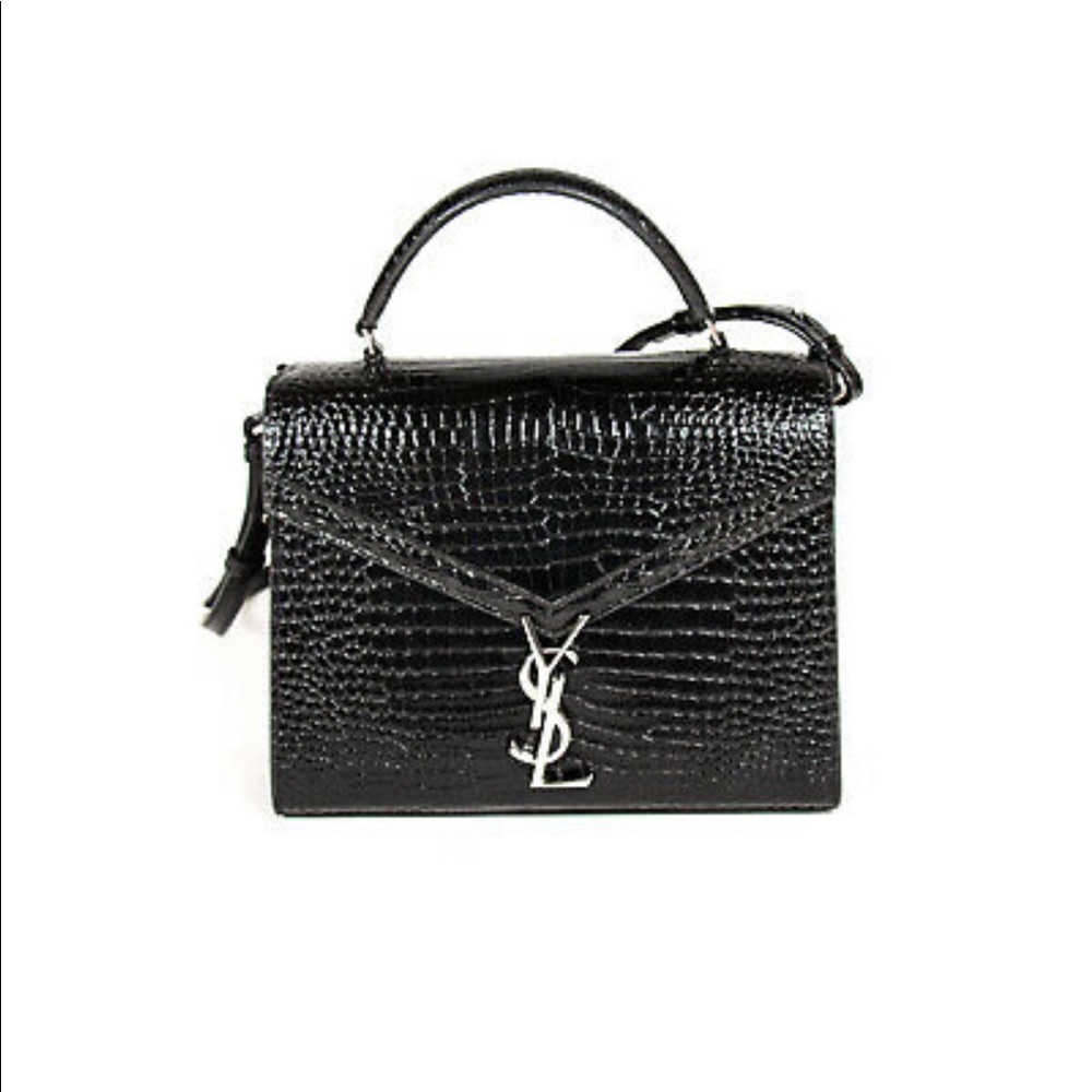 COPY - Saint Laurent Cassandra Crocodile Embossed…